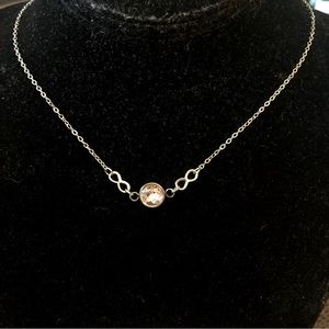 GEMSTONE INFINITY NECKLACE